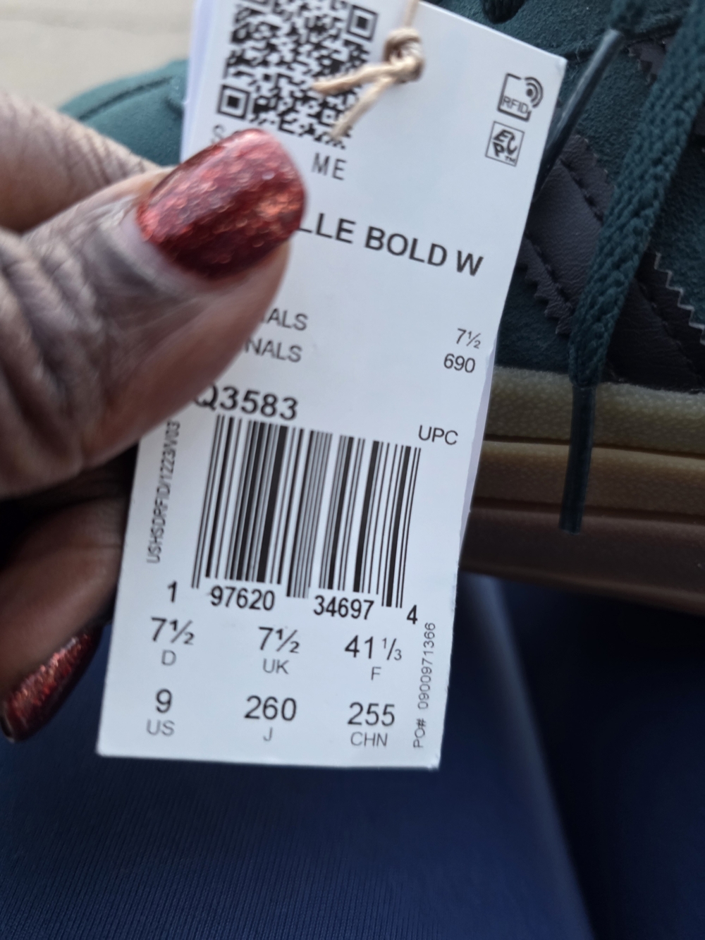 Adidas Women's Gazelle Bold sneakers Size 9 - Picture 12 of 12